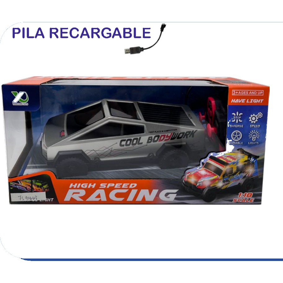 [EB-TS91443] Carro RC High Speed Racing Cool Bodywork 4 Canales 2 Modelos Recargable | EB-TS91443 | Caja x48 pzas