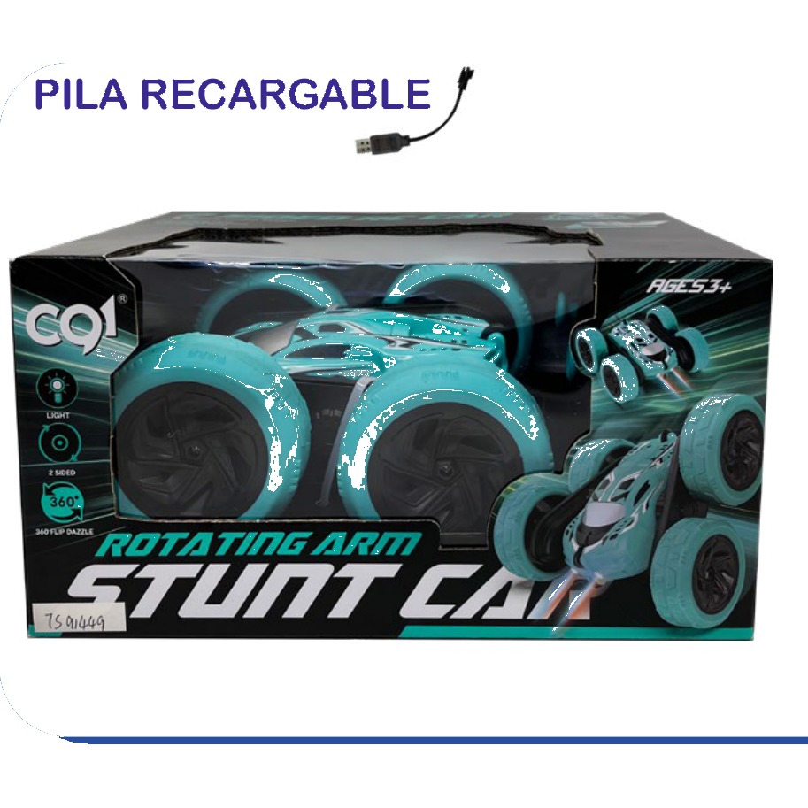 [EB-TS91449] Carro RC Stunt Rotating Arm Acrobacias 2.4G con Luz 360° | EB-TS91449 | Caja x48 pzas