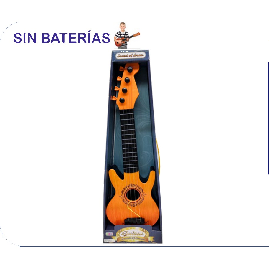 [EB-TS91432] Guitarra Eléctrica Infantil Sound of Dream Naranja | EB-TS91432 | Caja x72 pzas