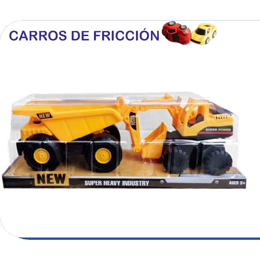 [EB-TS92384] Set Construcción Super Heavy Industry Fricción 2 Colores | EB-TS92384 | Caja x60 pzas