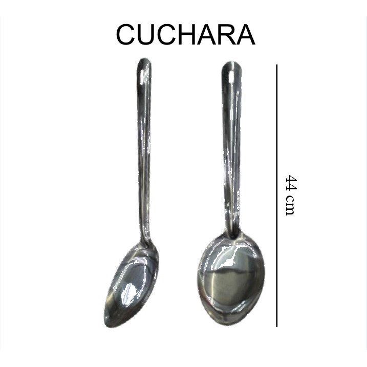 [EB-KC50097] Cuchara de Servicio Acero Inox Extra Larga 44 cm KC50097 — Caja 120 pzas