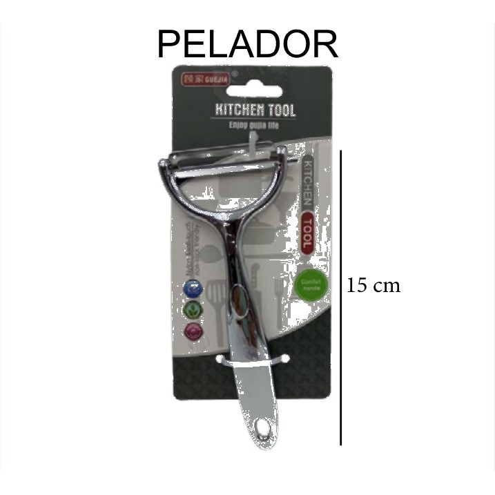 [EB-KC50135] Pelador de Verduras Plástico Mango Ergonómico 15 cm KC50135 — Caja 500 pzas