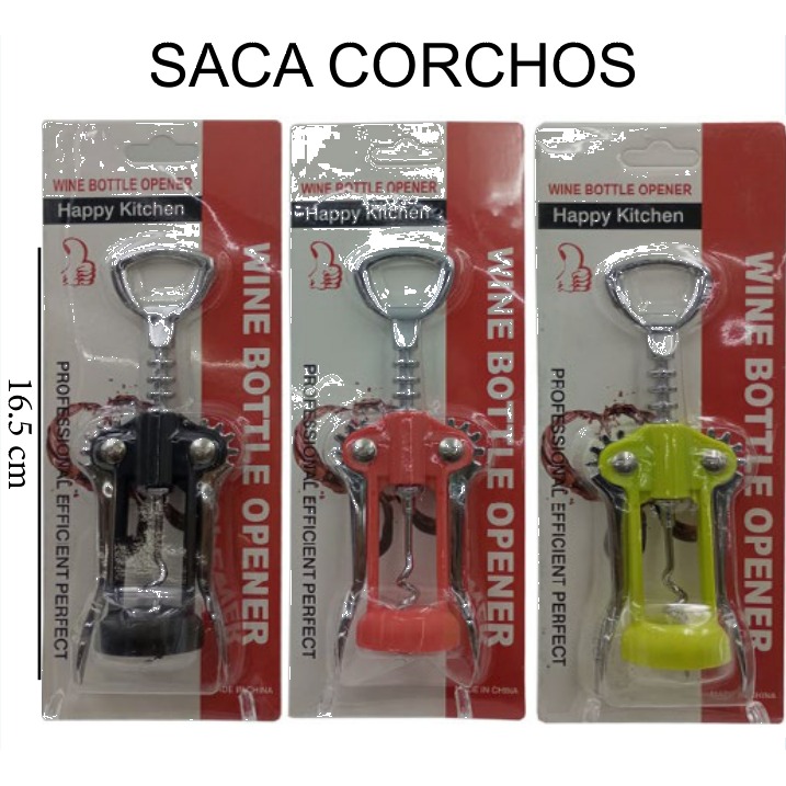 [EB-KC50136] Sacacorchos Palanca Doble 16.5 cm KC50136 — Caja 120 pzas