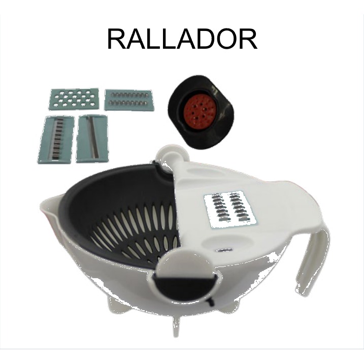 [EB-KC49944] Colador con Ralladores Intercambiables para Frutas KC49944 — Caja 22 pzas