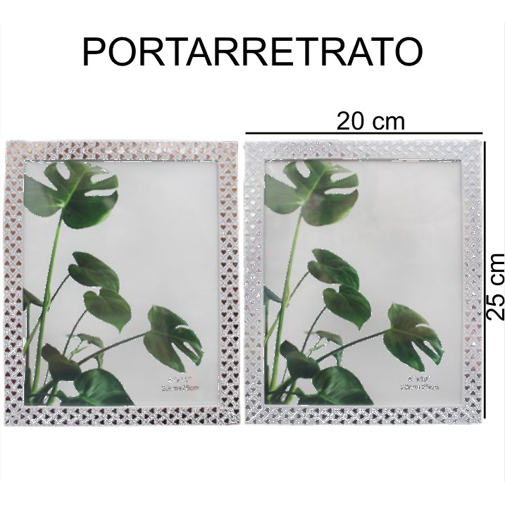 [EB-PF18908] Portarretratos Marco Blanco Calado 20x25 cm PF18908 — Caja 48 pzas