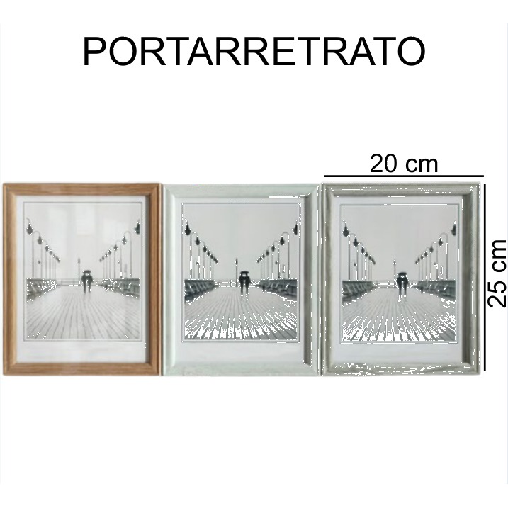 [EB-PF18948] Portarretratos Marco Madera Clara 20x25 cm PF18948 — Caja 48 pzas