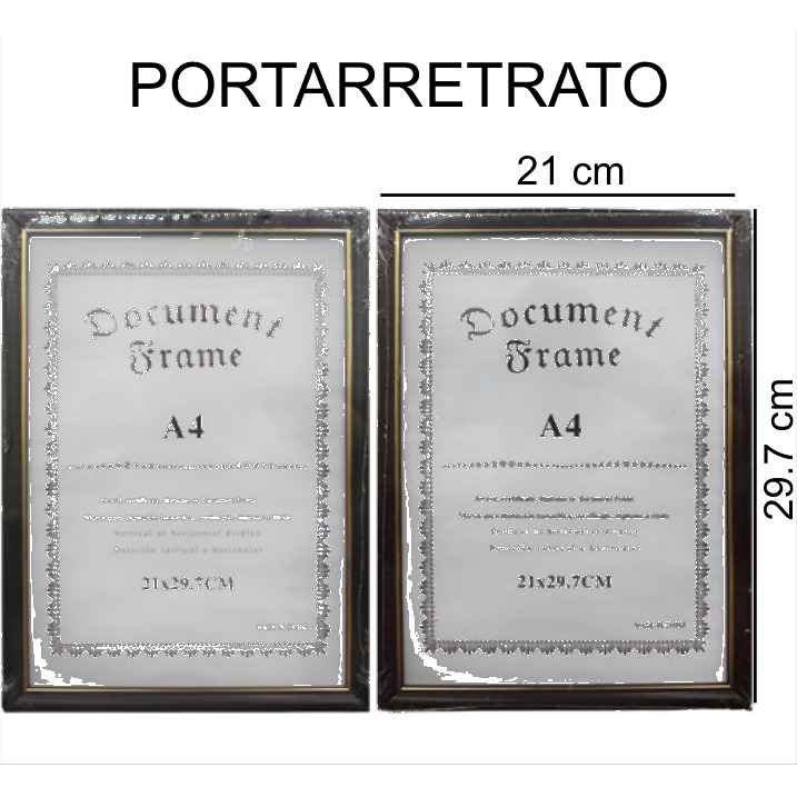 [EB-PF18902] Portarretratos para Diploma y Certificado A4 21x29.7 cm PF18902 — Caja 48