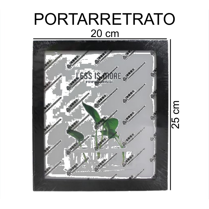 [EB-PF18936] Portarretratos Marco Negro Moderno 20x25 cm PF18936 — Caja 36 pzas