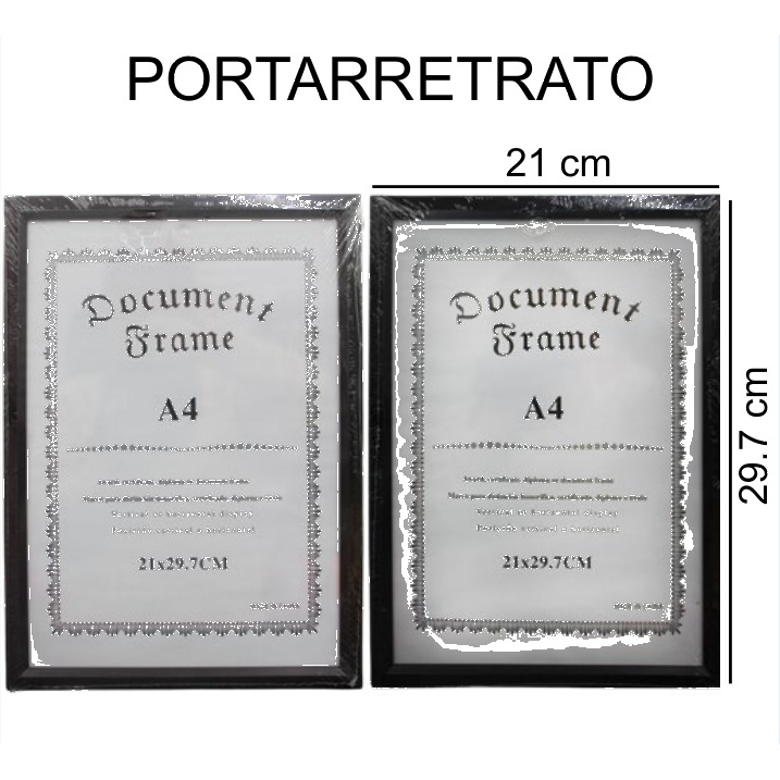 [EB-PF18900] Portarretratos para Diploma y Certificado A4 Transparente PF18900 — Caja 48