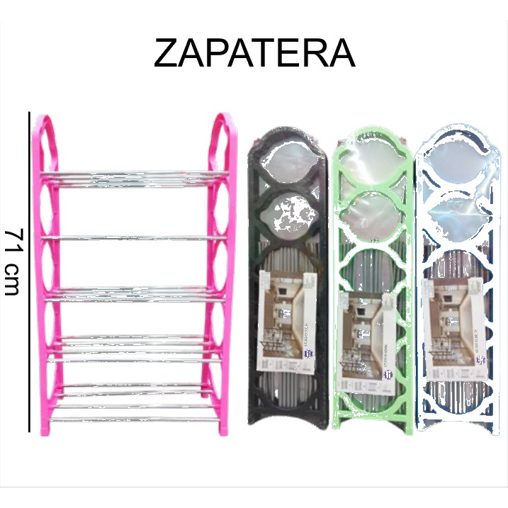 [EB-HW58972] Zapatera Organizadora Plástico 4 Niveles 42x19x71 cm HW58972 — Caja 40 pzas