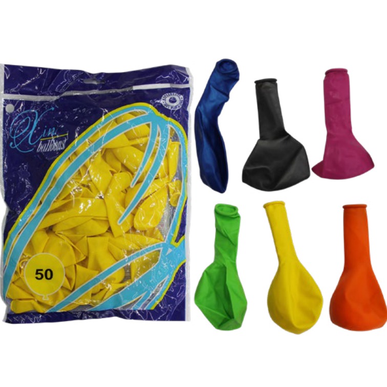 [EB-PT12223] Globo Perla Látex 10" Color Surtido 50 pzas para Bodas — Caja x200
