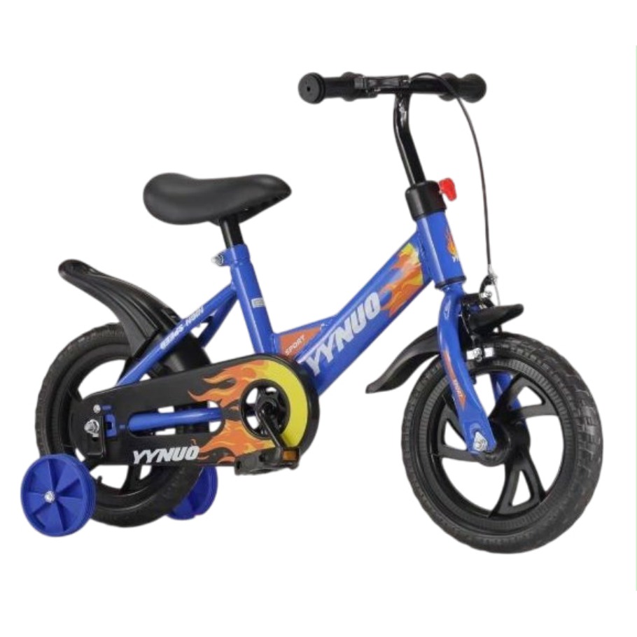[EB-TY365877] Bicicleta Infantil Rodada 12 Azul con Rueditas