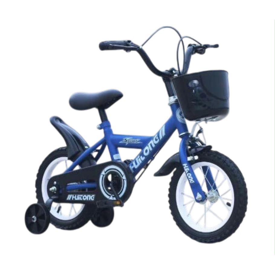 [EB-TY365895] Bicicleta Infantil Rodada 12 Azul con Rueditas