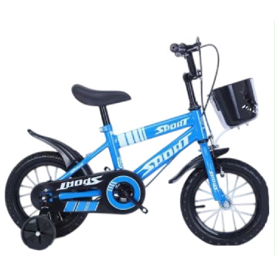 [EB-TY362696] Bicicleta Infantil Rodada 12 Azul con Rueditas