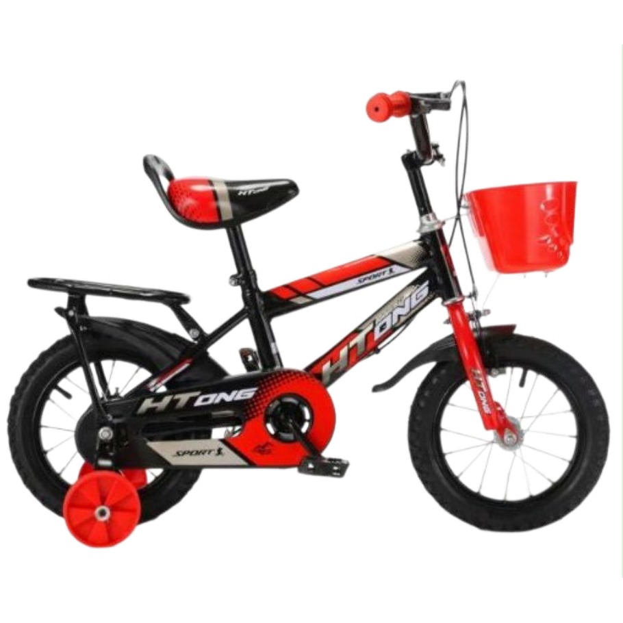 [EB-TY365866] Bicicleta Infantil Rodada 12 Rojo con Rueditas