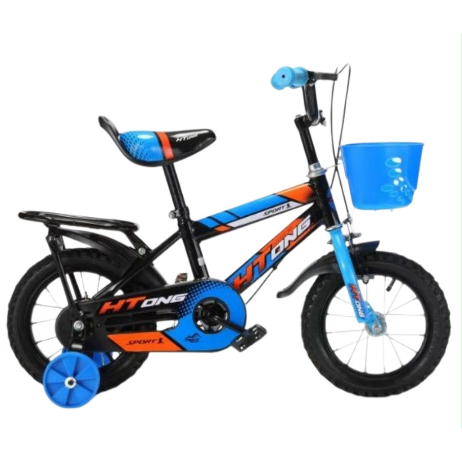 [EB-TY365867] Bicicleta Infantil Rodada 12 Azul con Rueditas