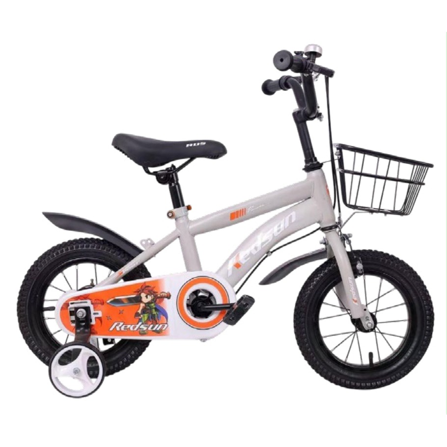 [EB-TY365839] Bicicleta Infantil Rodada 12 Gris con Rueditas