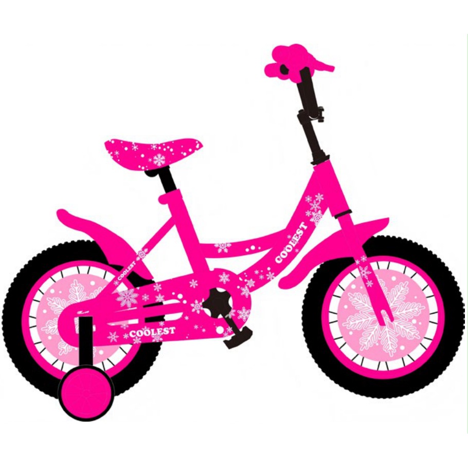 [EB-TY355836] Bicicleta Infantil Rodada 12 Fucsia con Rueditas