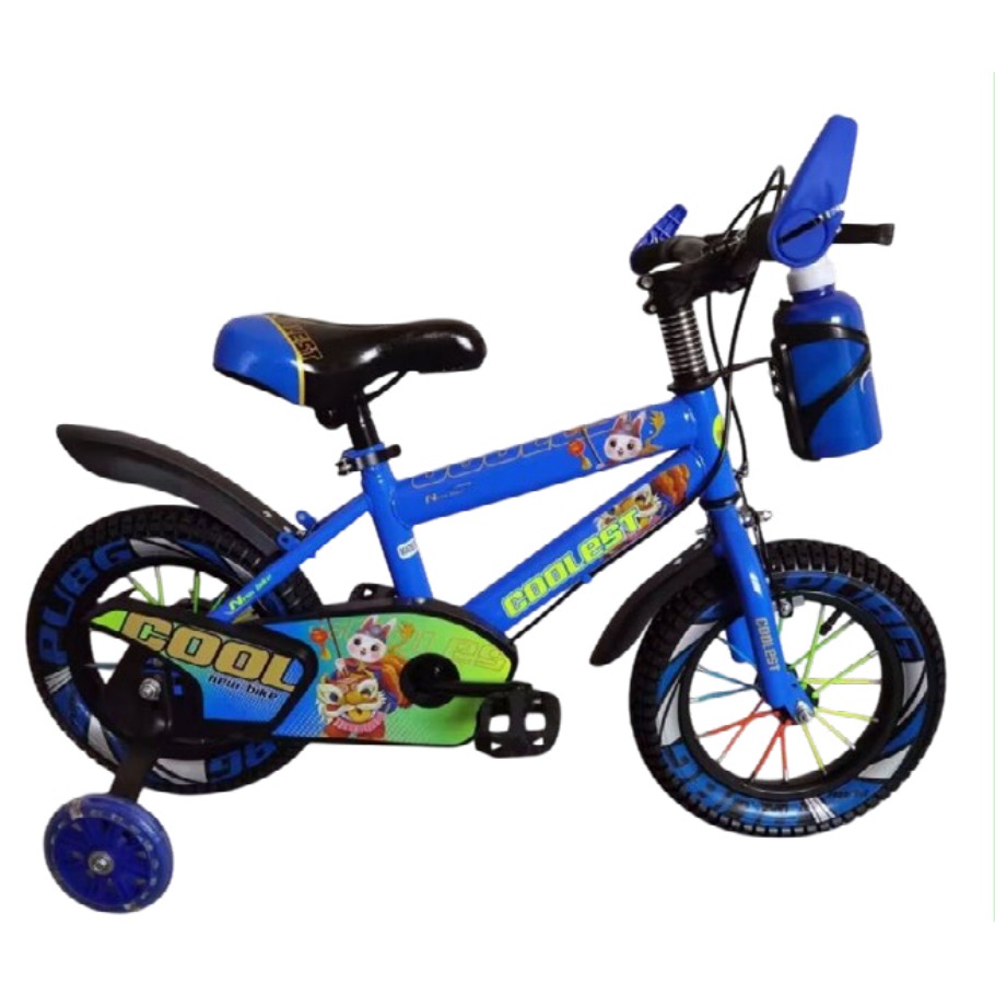 [EB-TY362762] Bicicleta Infantil Rodada 12 Azul con Rueditas