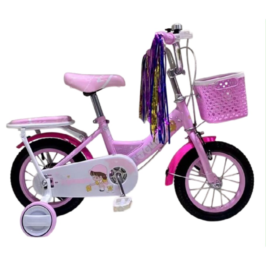 [EB-TY362857] Bicicleta Infantil Rodada 12 Rosa con Rueditas