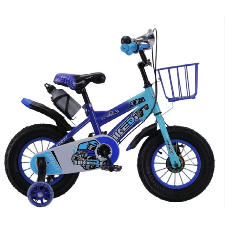 [EB-TY362882] Bicicleta Infantil Rodada 12 Azul con Rueditas