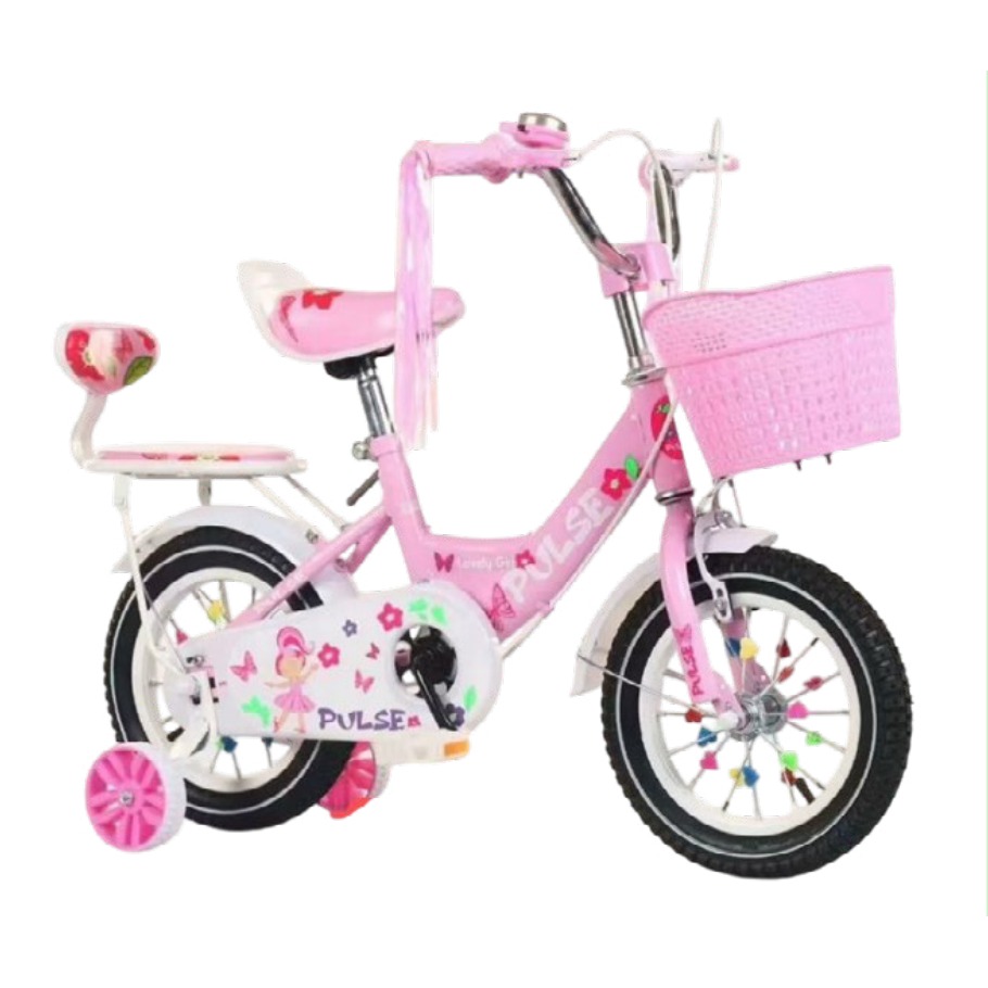 [EB-TY362897] Bicicleta Infantil Rodada 12 Rosa con Rueditas