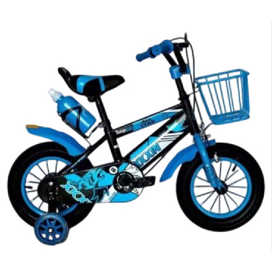 [EB-TY362868] Bicicleta Infantil Rodada 12 Azul con Rueditas