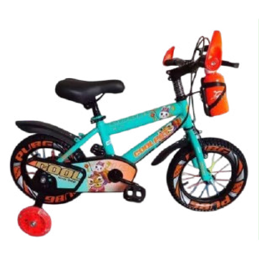 [EB-TY362763] Bicicleta Infantil Rodada 12 Verde con Rueditas