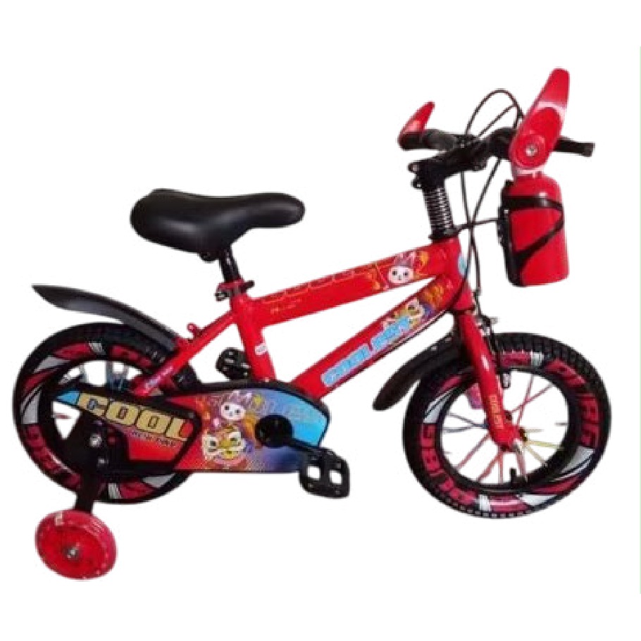 [EB-TY362764] Bicicleta Infantil Rodada 12 Rojo con Rueditas