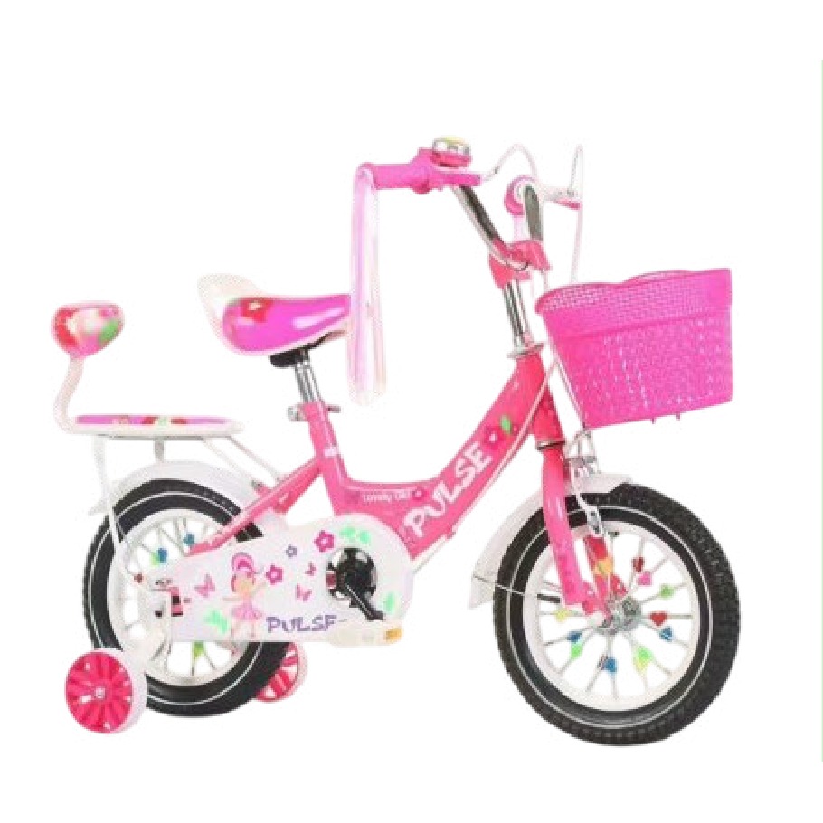 [EB-TY362899] Bicicleta Infantil Rodada 12 Fucsia con Rueditas