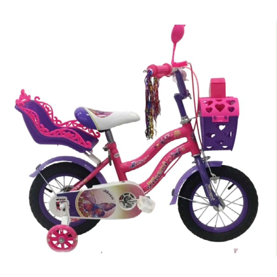 [EB-TY362891] Bicicleta Infantil Rodada 12 Fucsia con Rueditas