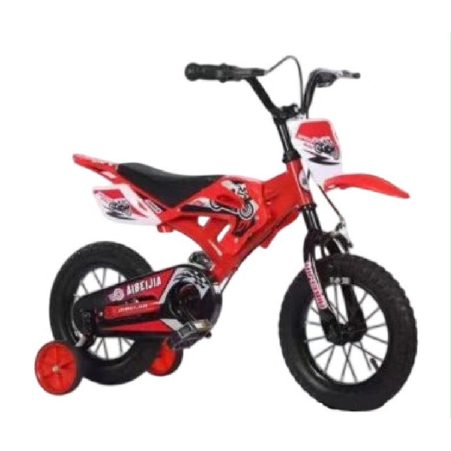 [EB-TY363028] Bicicleta Infantil Rodada 12 Rojo con Rueditas