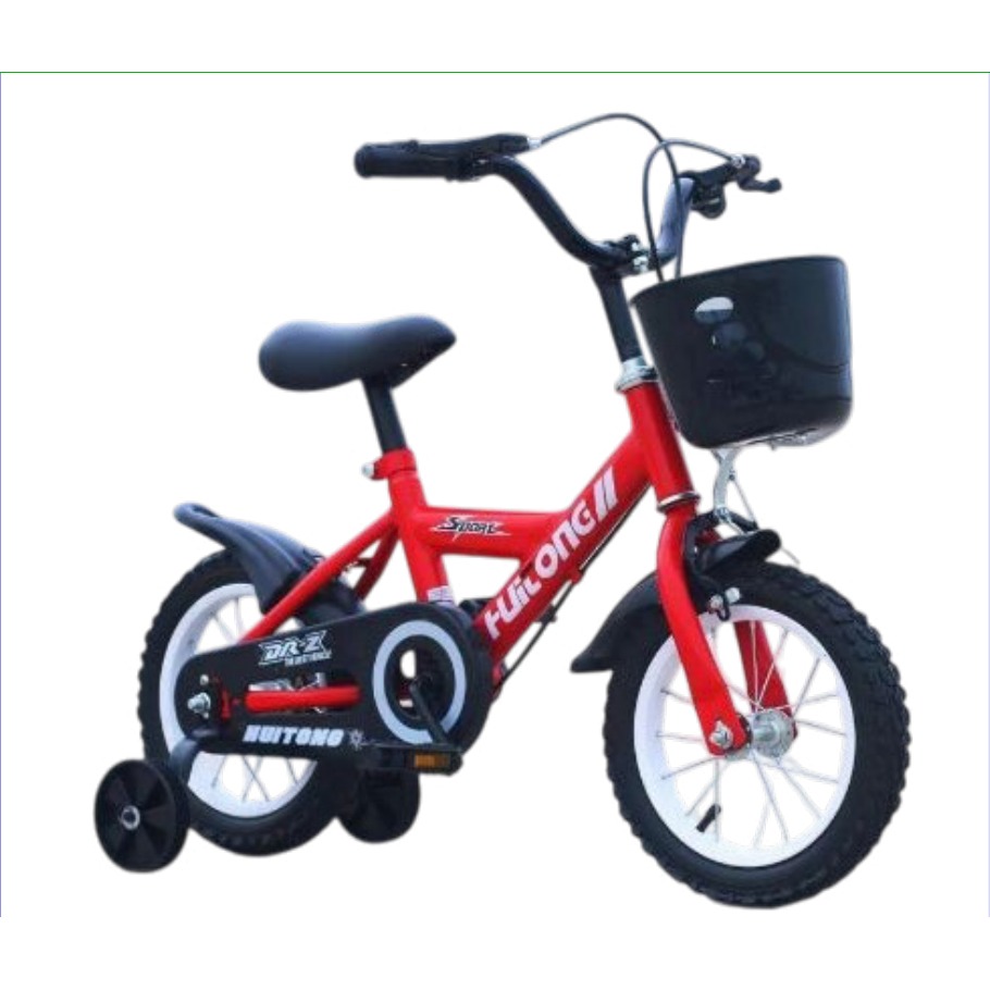[EB-TY365896] Bicicleta Infantil Rodada 14 Rojo con Rueditas