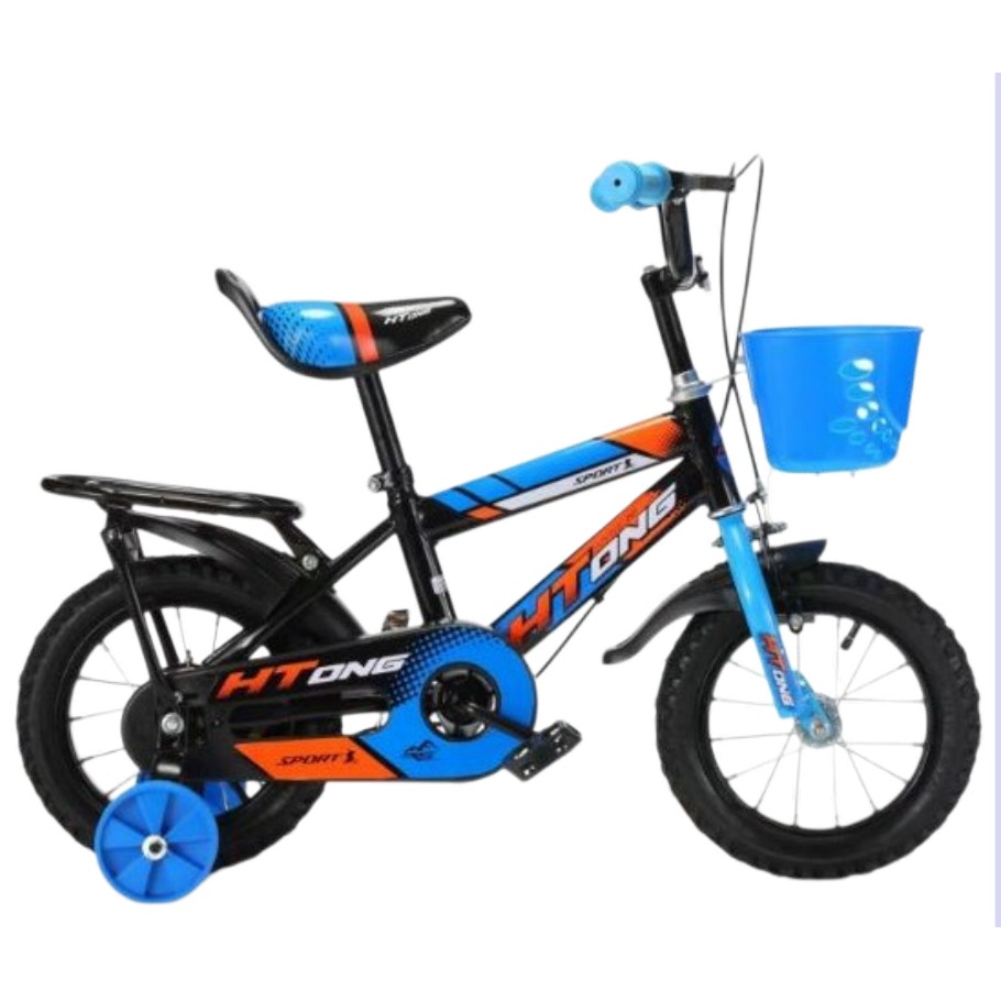 [EB-TY365870] Bicicleta Infantil Rodada 14 Azul con Rueditas
