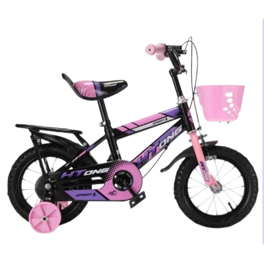 [EB-TY365871] Bicicleta Infantil Rodada 14 Rosa con Rueditas