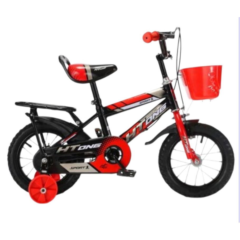 [EB-TY365869] Bicicleta Infantil Rodada 14 Rojo con Rueditas
