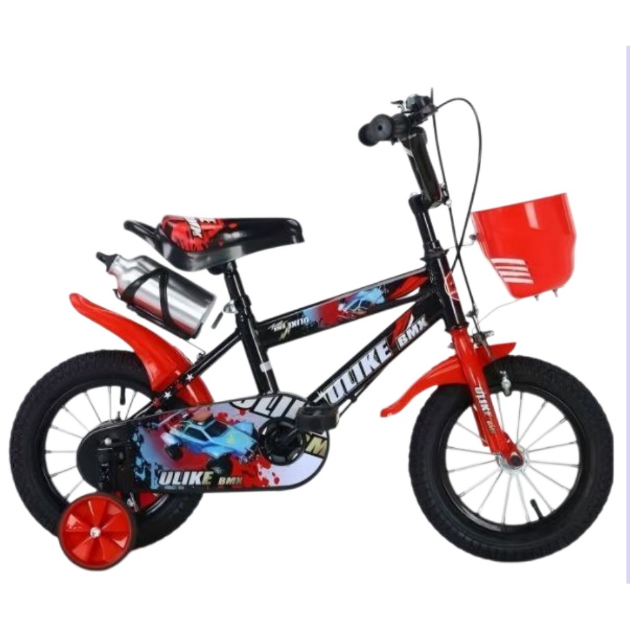 [EB-TY365852] Bicicleta Infantil Rodada 14 Rojo con Rueditas