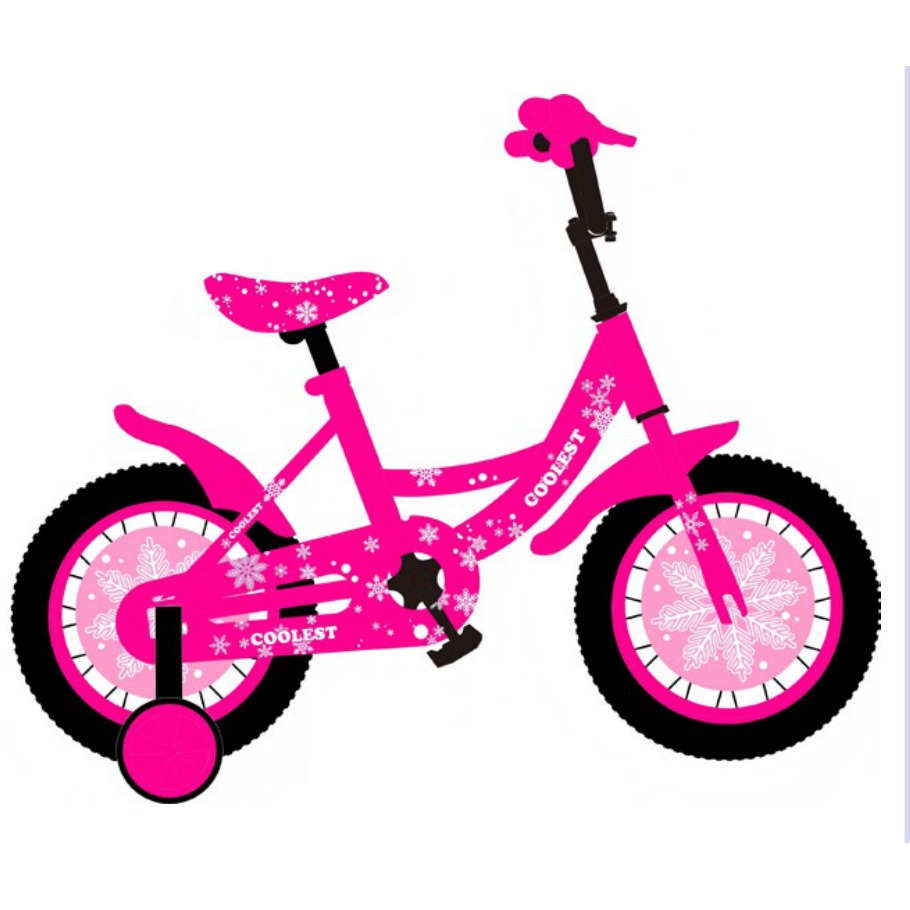 [EB-TY365837] Bicicleta Infantil Rodada 14 Fucsia con Rueditas