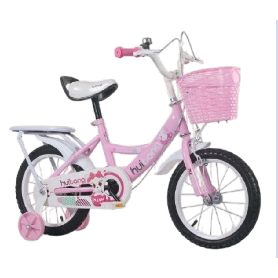 [EB-TY365882] Bicicleta Infantil Rodada 14 Rosa con Rueditas