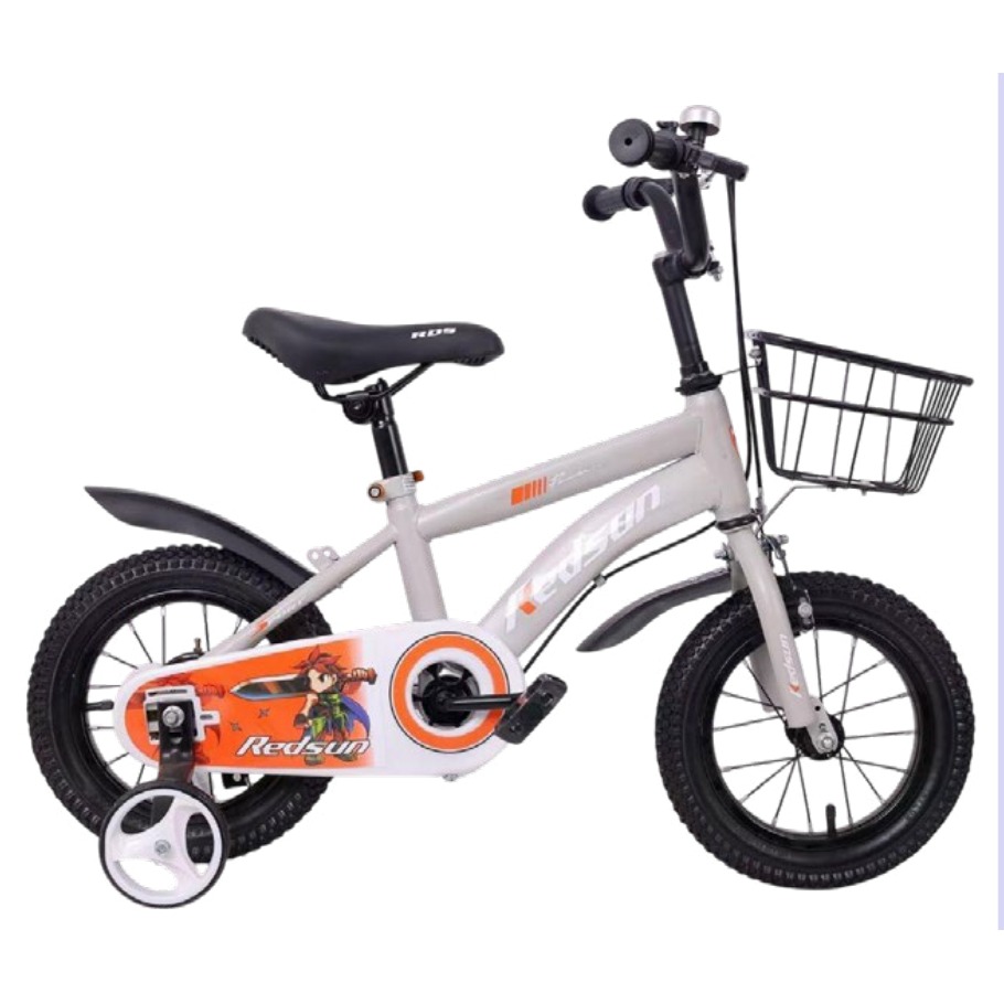 [EB-TY365842] Bicicleta Infantil Rodada 14 Gris con Rueditas
