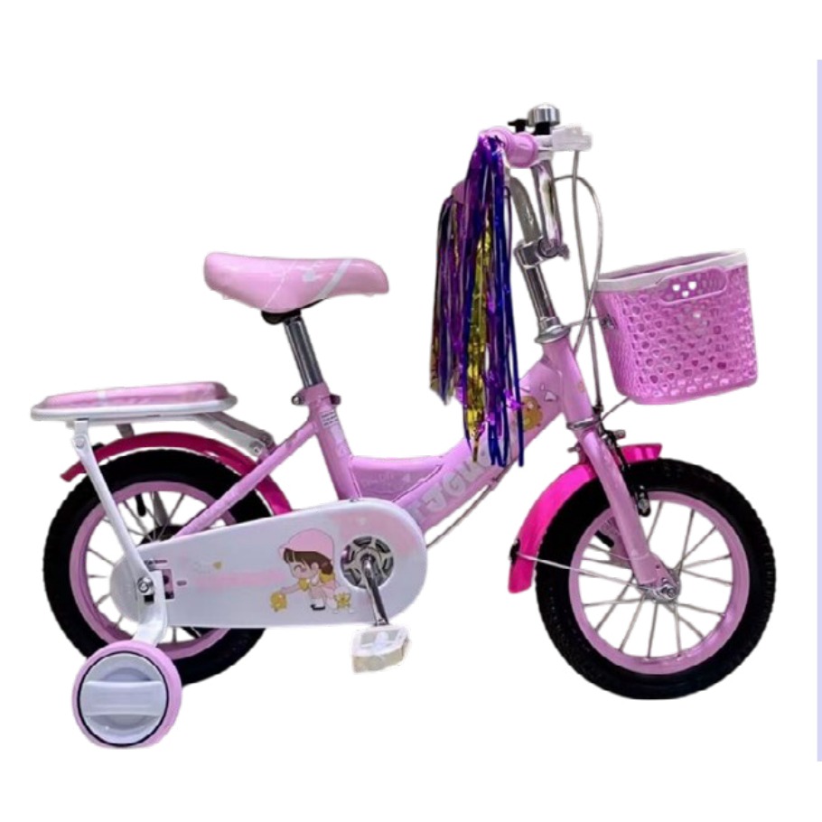 [EB-TY362860] Bicicleta Infantil Rodada 14 Rosa con Rueditas