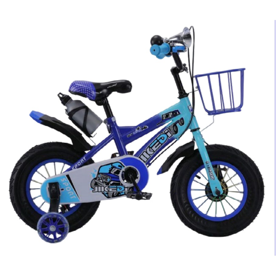 Bicicleta Infantil Rodada 14 Azul con Rueditas