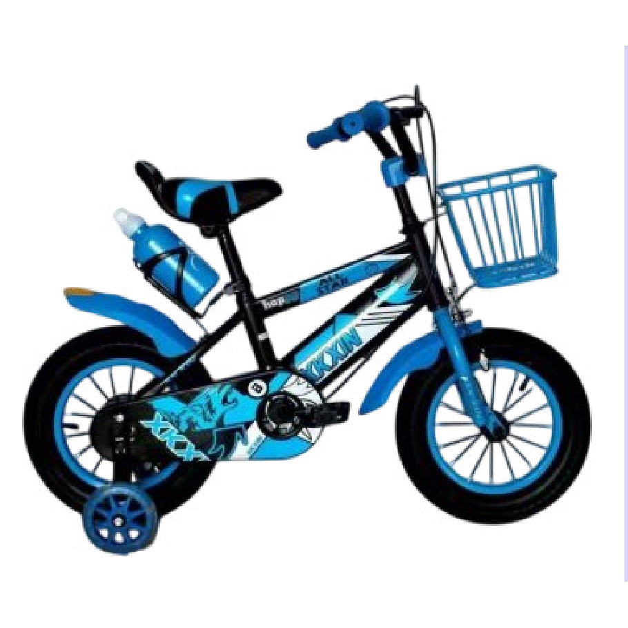 Bicicleta Infantil Rodada 14 Azul con Rueditas