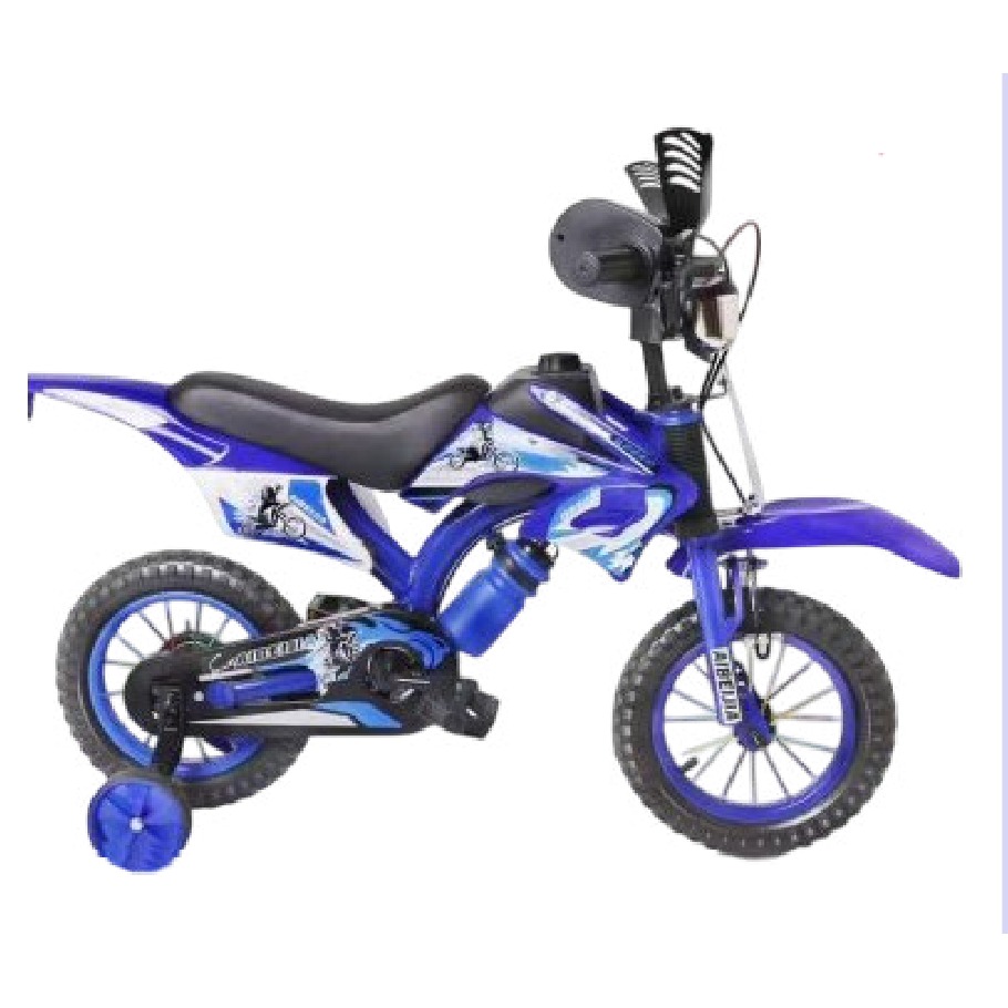 Bicicleta Infantil Rodada 14 Azul con Rueditas