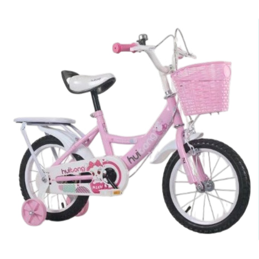 Bicicleta Infantil Rodada 16 Rosa con Rueditas