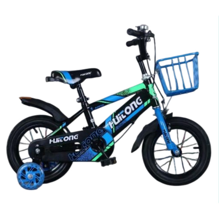 Bicicleta Infantil Rodada 16 Azul con Rueditas