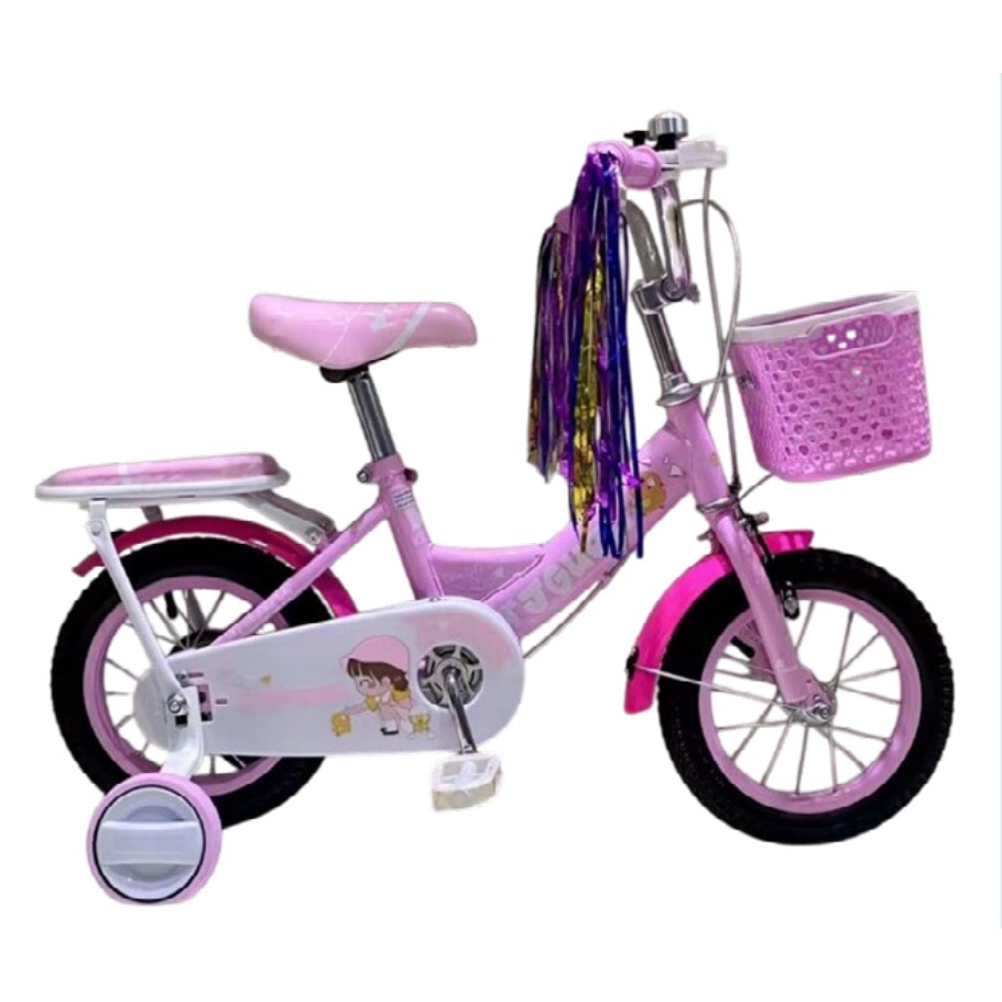 Bicicleta Infantil Rodada 16 Rosa con Rueditas