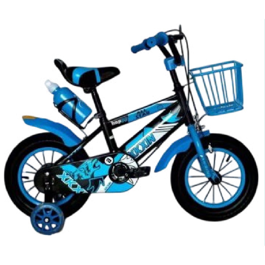 Bicicleta Infantil Rodada 16 Azul con Rueditas