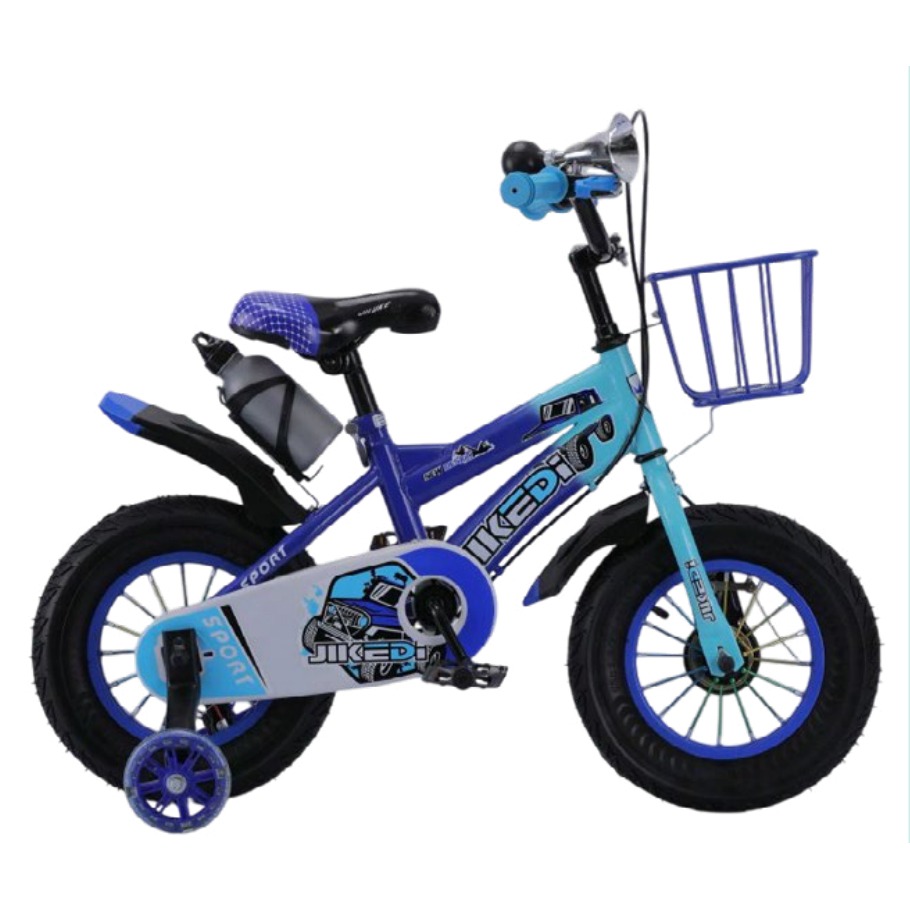 Bicicleta Infantil Rodada 16 Azul con Rueditas