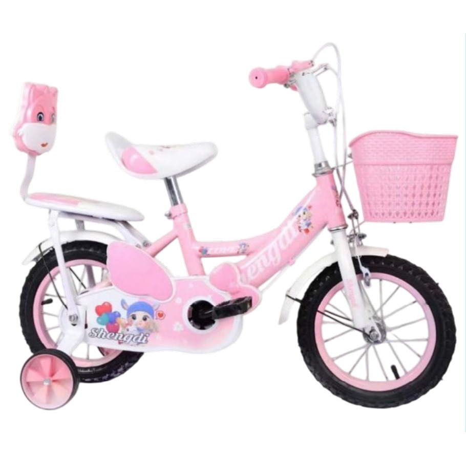 [EB-TY362978] Bicicleta Infantil Rodada 16 Rosa con Rueditas